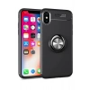 Mey İthalat® iPhone XS Max Kılıf Range Yüzüklü Silikon - Siyah