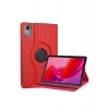 Mey İthalat® Lenovo Tab M11 TB330FU 360 Tablet Deri Kılıf - Kırmızı