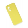 Mey İthalat®   Mi 10T Kılıf Nano içi Kadife Silikon - Sarı