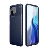 Mey İthalat®   Mİ 11 Lite Kılıf Auto Focus Karbon Kapak - Lacivert