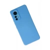 Mey İthalat®   Mi 12 Lite Kılıf Nano içi Kadife Silikon - Mavi