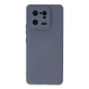 Mey İthalat®   Mi 13 Pro Kılıf Nano içi Kadife Silikon - Gri