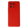 Mey İthalat®   Mi 13 Pro Kılıf Nano içi Kadife Silikon - Kırmızı