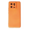 Mey İthalat®   Mi 13 Pro Kılıf Nano içi Kadife Silikon - Turuncu