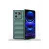 Mey İthalat®   Mi 13 Pro Kılıf Optimum Silikon - Koyu Yeşil
