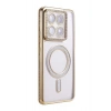Mey İthalat®   Mi 14T Pro Joke Simli Magneticsafe Kılıf - Gold