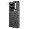 Mey İthalat®   Mi 15 Pro Kılıf Auto Focus Karbon Kapak - Siyah
