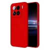 Mey İthalat®   Mi 15 Pro Kılıf Nano içi Kadife Silikon - Kırmızı