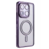 Mey İthalat®   Mi 15T Pro Joke Simli Magneticsafe Kılıf - Derin Mor