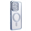 Mey İthalat®   Mi 15T Pro Joke Simli Magneticsafe Kılıf - Mavi