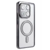 Mey İthalat®   Mi 15T Pro Joke Simli Magneticsafe Kılıf - Siyah