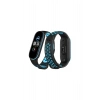 Mey İthalat® Mi Band 6 Spor Delikli Kordon - Siyah-Mavi