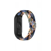 Mey İthalat® Mi Band 6 Star Kordon - Gri-Turuncu