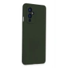 Mey İthalat®  One Plus 9 Kılıf Nano içi Kadife Silikon - Koyu Yeşil