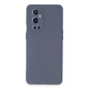 Mey İthalat®  One Plus 9 Pro Kılıf Nano içi Kadife Silikon - Gri
