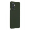 Mey İthalat®  One Plus 9 Pro Kılıf Nano içi Kadife Silikon - Koyu Yeşil