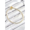 Mey İthalat® Pirinç Charm Topcuk Model Gold Renk Kadın Bileklik