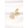 Mey İthalat® Pirinç Gold Renk Küpe