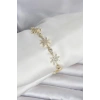 Mey İthalat® Pirinç Gold Renk Kutup Yıldızı Model Kadın Bileklik