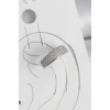 Mey İthalat® Pirinç Gümüş Renk Zirkon Taşlı Kıkırdak Model Kadın Küpe