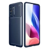 Mey İthalat®   Poco F3 Kılıf Auto Focus Karbon Kapak - Lacivert
