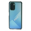 Mey İthalat® Poco F3 Kılıf Miami Şeffaf Silikon - Koyu Yeşil
