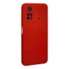 Mey İthalat®   Poco M4 Pro 4G Kılıf Nano içi Kadife Silikon - Kırmızı