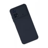 Mey İthalat®   Poco M4 Pro 4G Kılıf Nano içi Kadife Silikon - Lacivert