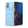 Mey İthalat®   Poco X4 Pro 5G Kılıf Optimum Silikon - Sky Blue