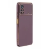 Mey İthalat®   Poco X4 Pro 5G Kılıf Volet Silikon - Mor