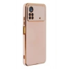 Mey İthalat®   Poco X4 Pro 5G Kılıf Volet Silikon - Pembe