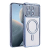Mey İthalat®   Poco X6 Pro Joke Simli Magneticsafe Kılıf - Mavi