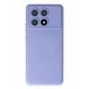 Mey İthalat®   Poco X6 Pro Kılıf Nano içi Kadife Silikon - Lila