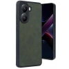 Mey İthalat®   Poco X7 Pro Kılıf Aras Deri Kapak - Koyu Yeşil