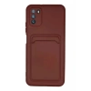 Mey İthalat®   Pocophone M3 Kılıf Kelvin Kartvizitli Silikon - Bordo