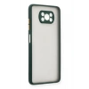 Mey İthalat®   Pocophone X3 Kılıf Montreal Silikon Kapak - Yeşil