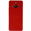 Mey İthalat®  Realme 11 Pro Kılıf Nano içi Kadife Silikon - Kırmızı