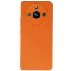 Mey İthalat®  Realme 11 Pro Kılıf Nano içi Kadife Silikon - Turuncu