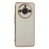 Mey İthalat®  Realme 11 Pro Kılıf Volet Silikon - Beyaz