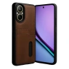 Mey İthalat® Realme 12 Lite Kılıf Sara Kartvizitli Deri Kılıf - Taba