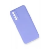 Mey İthalat®  Realme 7 Kılıf First Silikon - Lila