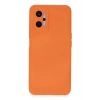 Mey İthalat®  Realme 9i 4G Kılıf Nano içi Kadife Silikon - Turuncu