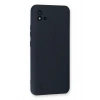 Mey İthalat®  Realme C11 2021 Kılıf Nano içi Kadife Silikon - Lacivert
