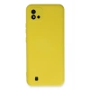 Mey İthalat®  Realme C11 2021 Kılıf Nano içi Kadife Silikon - Sarı