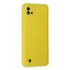 Mey İthalat®  Realme C11 2021 Kılıf Nano içi Kadife Silikon - Sarı