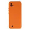 Mey İthalat®  Realme C11 2021 Kılıf Nano içi Kadife Silikon - Turuncu