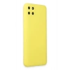 Mey İthalat®  Realme C11 Kılıf Nano içi Kadife Silikon - Sarı