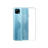 Mey İthalat®  Realme C21 Kılıf Deluxe 2mm Şeffaf Silikon - Şeffaf