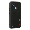 Mey İthalat®  Realme C21 Kılıf Loop Deri Silikon - Siyah