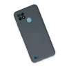 Mey İthalat®  Realme C21 Kılıf Nano içi Kadife Silikon - Gri